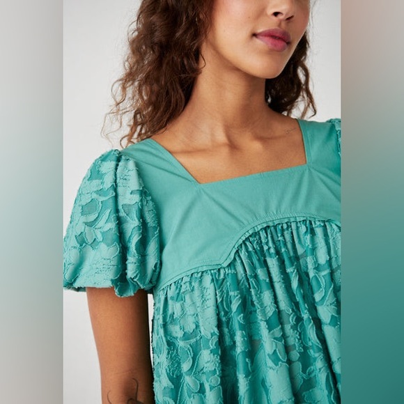Free People Sunrise To Sunset Top in Malachite size small - Picture 2 of 8
